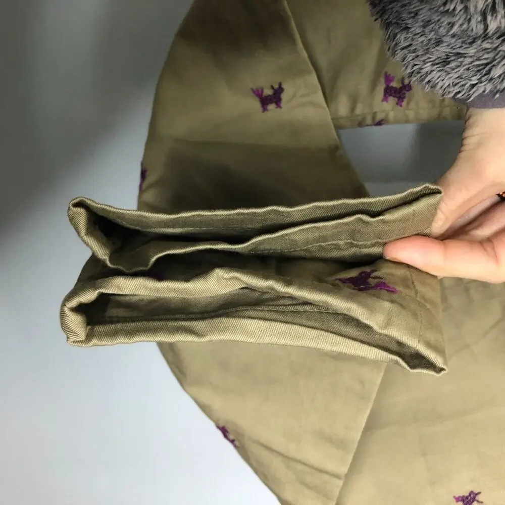 Band of Outsiders Mens Embroidered Khaki Chino 29